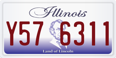 IL license plate Y576311
