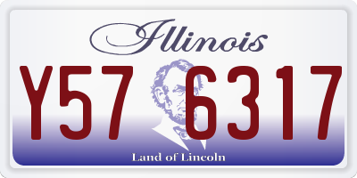 IL license plate Y576317