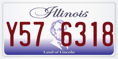IL license plate Y576318
