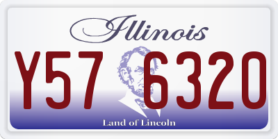 IL license plate Y576320