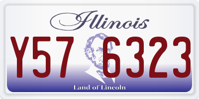 IL license plate Y576323