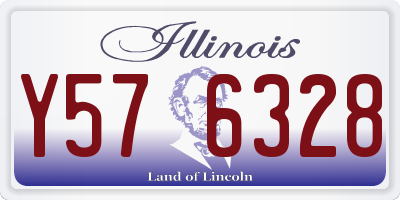 IL license plate Y576328