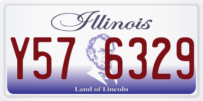 IL license plate Y576329