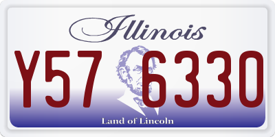 IL license plate Y576330