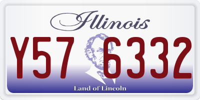 IL license plate Y576332