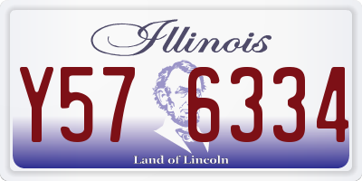 IL license plate Y576334
