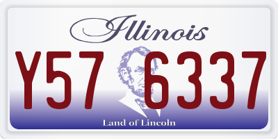IL license plate Y576337