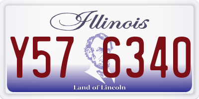 IL license plate Y576340