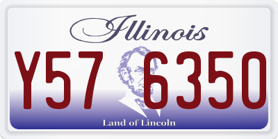 IL license plate Y576350