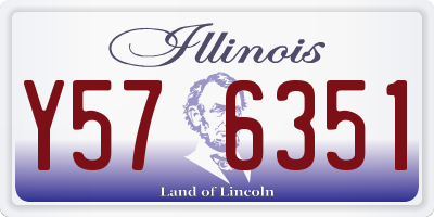IL license plate Y576351