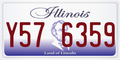IL license plate Y576359