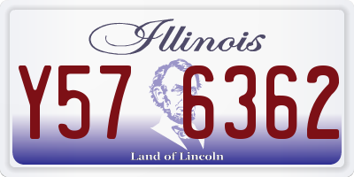 IL license plate Y576362