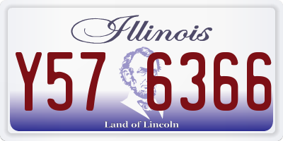 IL license plate Y576366
