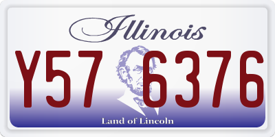 IL license plate Y576376