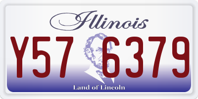 IL license plate Y576379