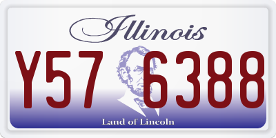 IL license plate Y576388