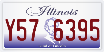 IL license plate Y576395