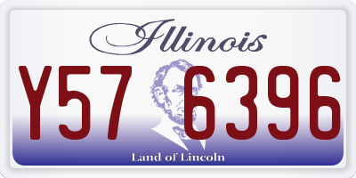 IL license plate Y576396