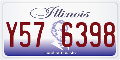 IL license plate Y576398