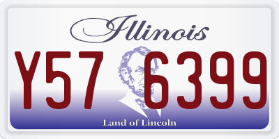 IL license plate Y576399