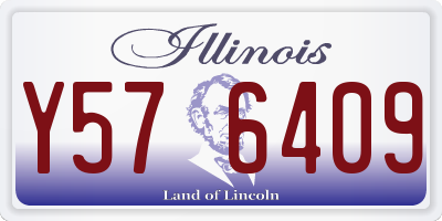 IL license plate Y576409
