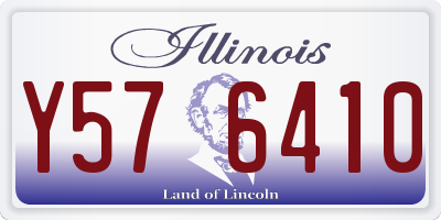 IL license plate Y576410