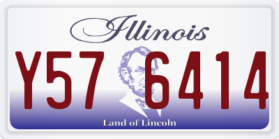 IL license plate Y576414
