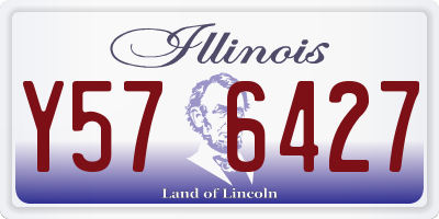 IL license plate Y576427