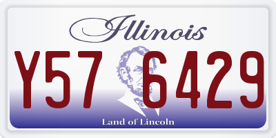 IL license plate Y576429