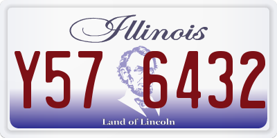 IL license plate Y576432