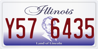 IL license plate Y576435