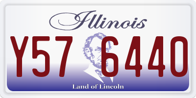 IL license plate Y576440
