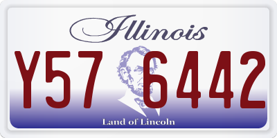 IL license plate Y576442