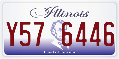 IL license plate Y576446
