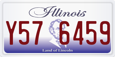 IL license plate Y576459