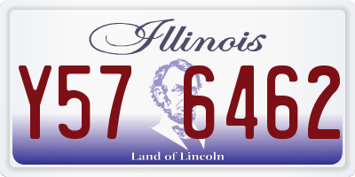 IL license plate Y576462