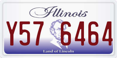 IL license plate Y576464