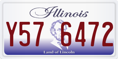 IL license plate Y576472