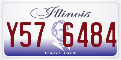 IL license plate Y576484