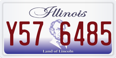 IL license plate Y576485