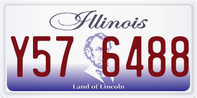 IL license plate Y576488