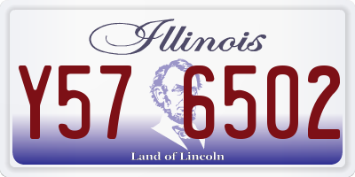 IL license plate Y576502