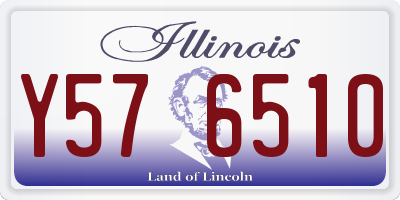 IL license plate Y576510