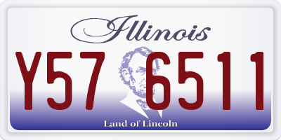 IL license plate Y576511