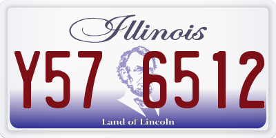 IL license plate Y576512