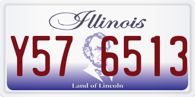 IL license plate Y576513