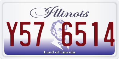 IL license plate Y576514