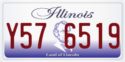 IL license plate Y576519