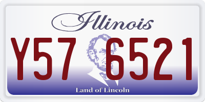IL license plate Y576521