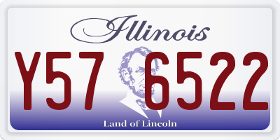 IL license plate Y576522